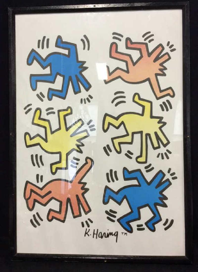 Keith Haring Dancing Dogs Pop Art Print (1 of 8)