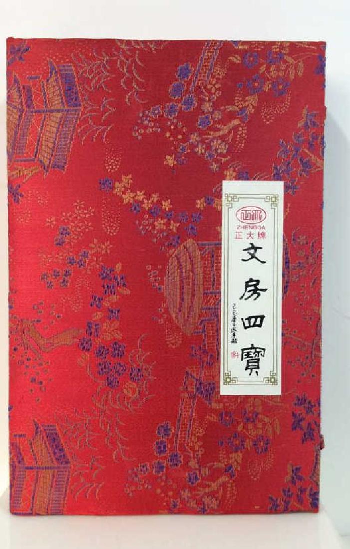 VIntage Custom Made Calligraphy Set w Sik Box (1 of 10)