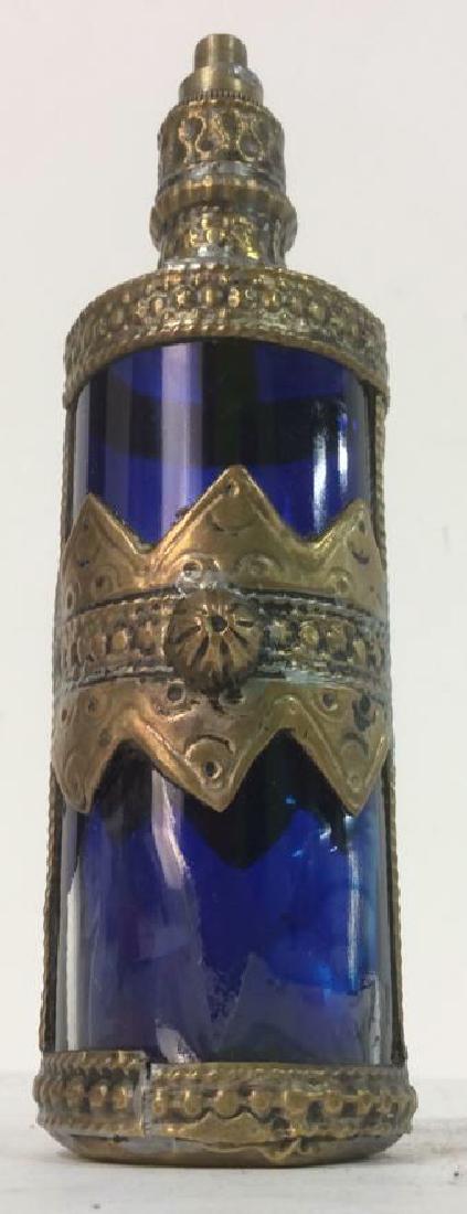 Blue & Gold Toned AntiquePerfume Bottle (1 of 10)