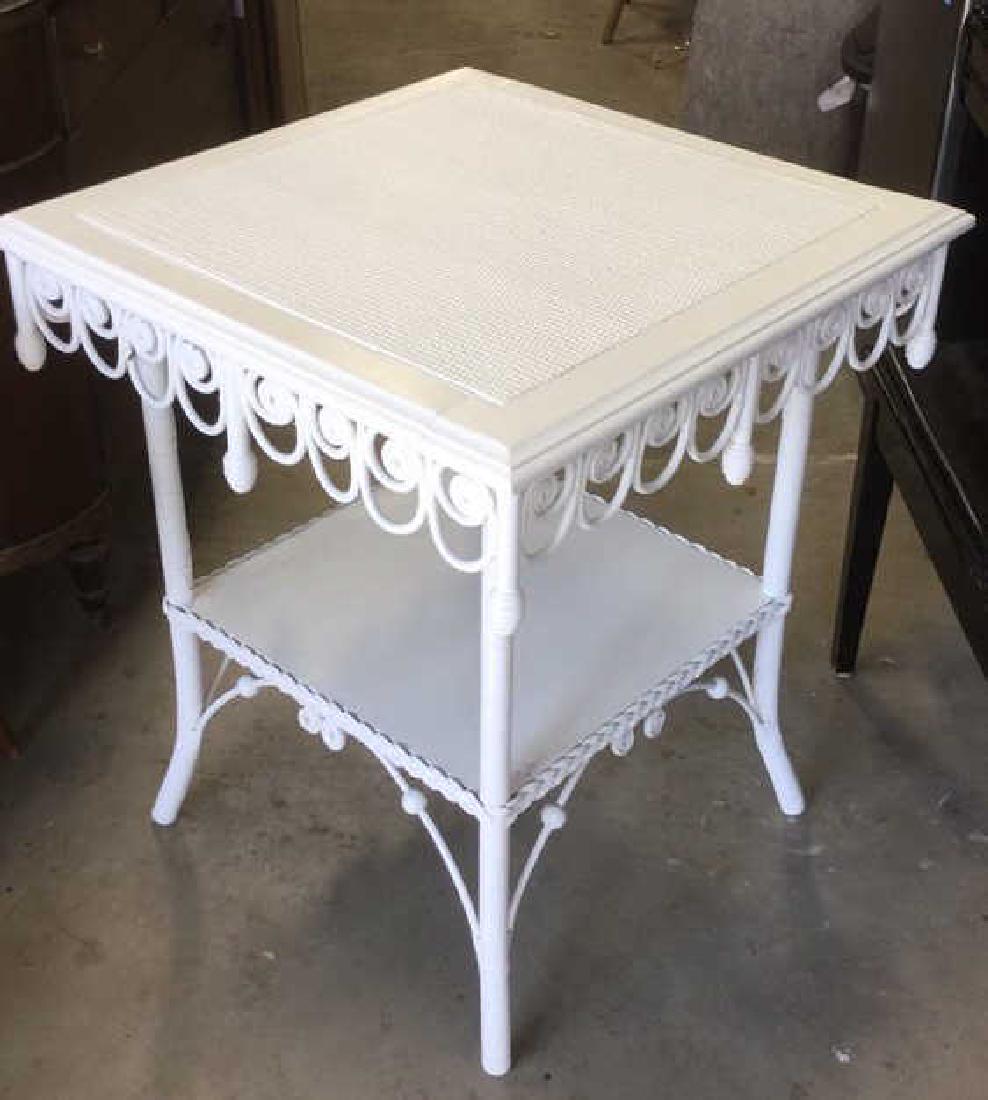 Victorian Vintage Ornamental Wicker Table (1 of 9)