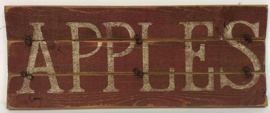 DARLENE DESIGNS Handcrafted Apples Sign (1 of 6)