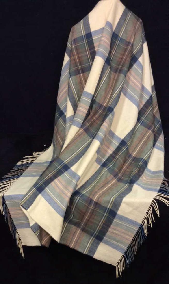 ASPREY Hilltop Brand Cashmere Wool Blend Shawl (1 of 6)