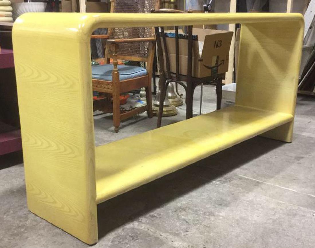 Water Fall Edge Mid Century Modern Console Table (1 of 5)