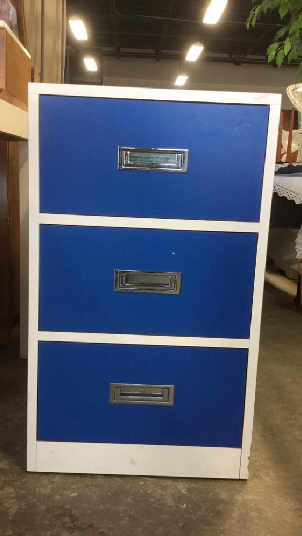 Blue & White Toned Drawer W Storage Space (1 of 6)