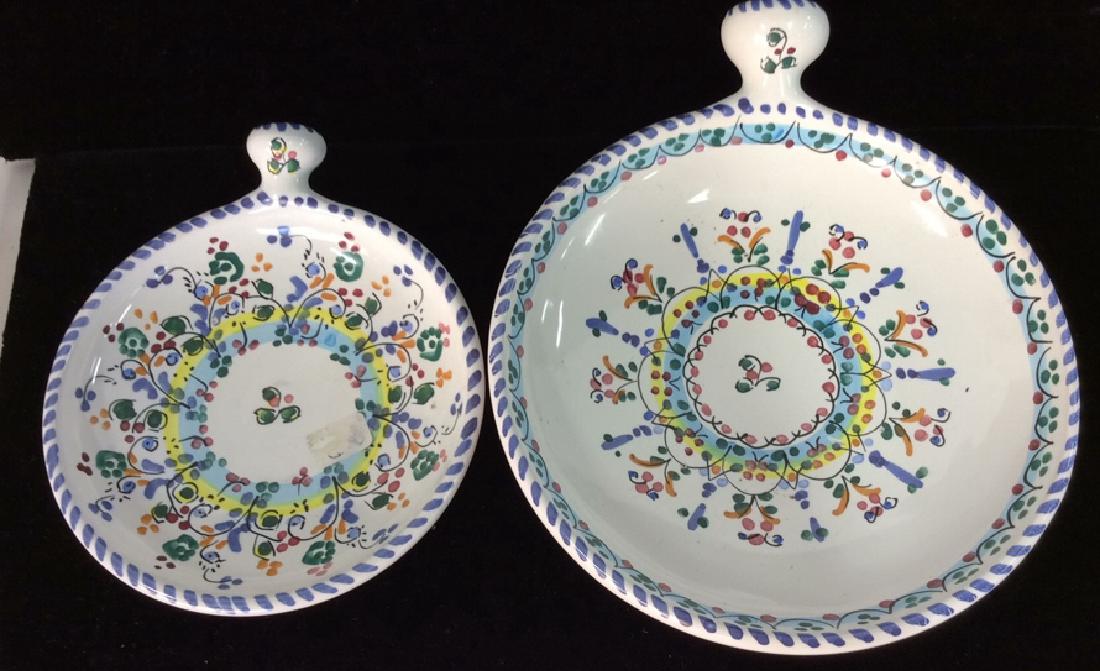 Pair Decorative Painted  Display Plate (1 of 8)