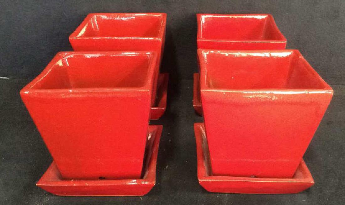 Lot 4 SMITH & HAWKEN Ceramic Planters (1 of 5)