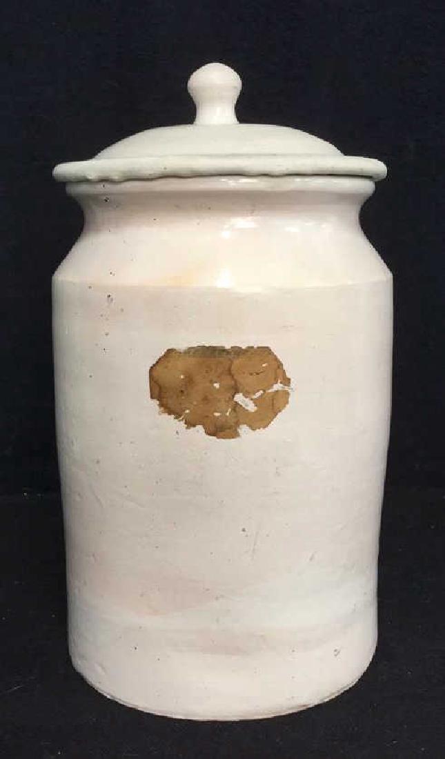 Rustic Pottery Jar With Lid (1 of 8)