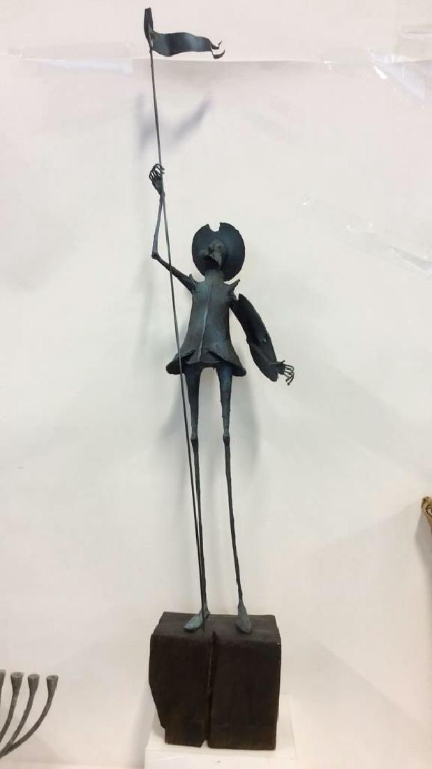 Paper Mache Art Statue Don Qiuxote inspired (1 of 10)