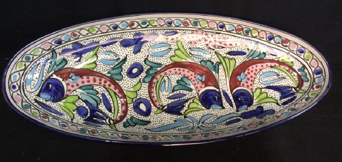 Le Souk Stoneware Ceramic Fish Plate (1 of 8)