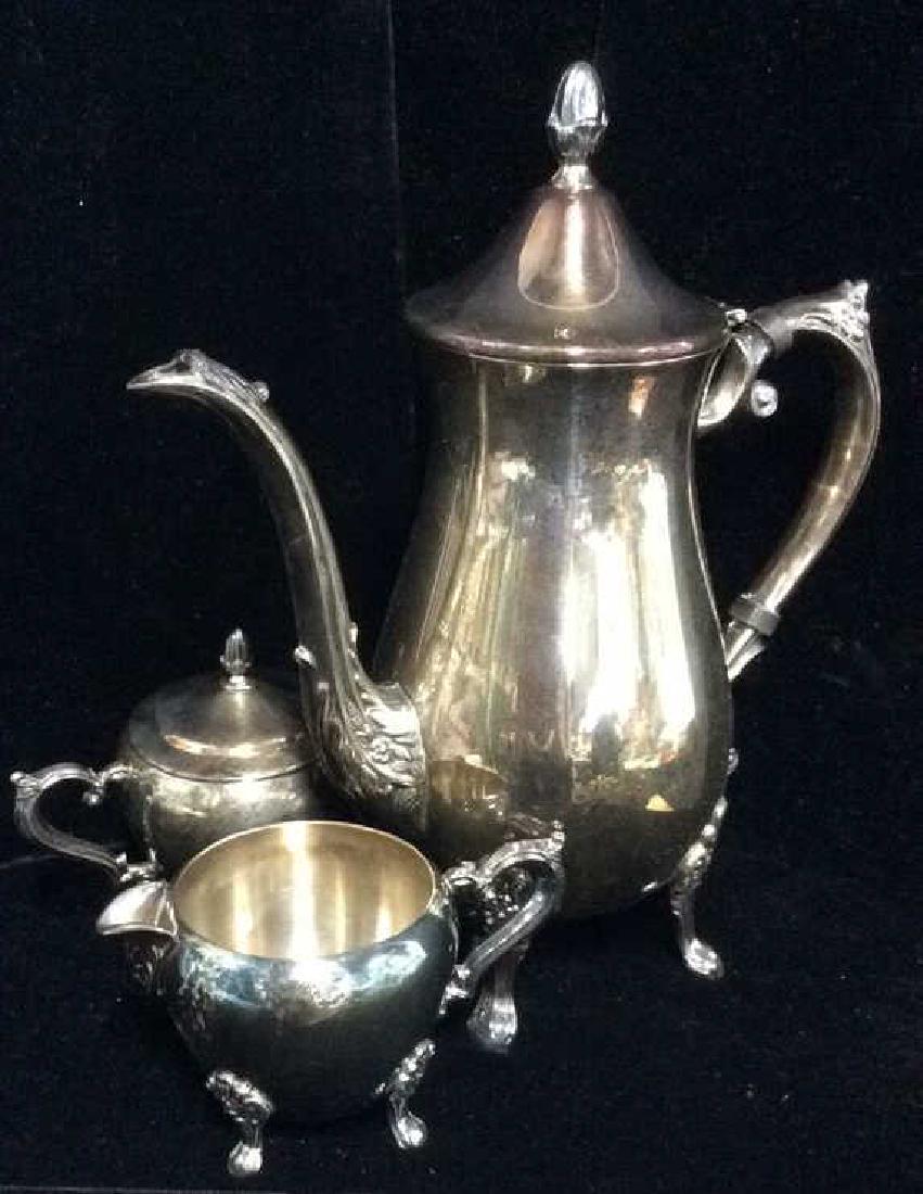 Lot 3 F.B.ROGERS SILVER CO. Silver Coffee Tea (1 of 10)