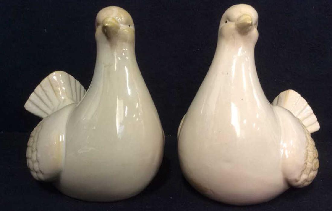 Lot 2 Pink Toned Ceramic Porcelain Bird Figures (1 of 7)
