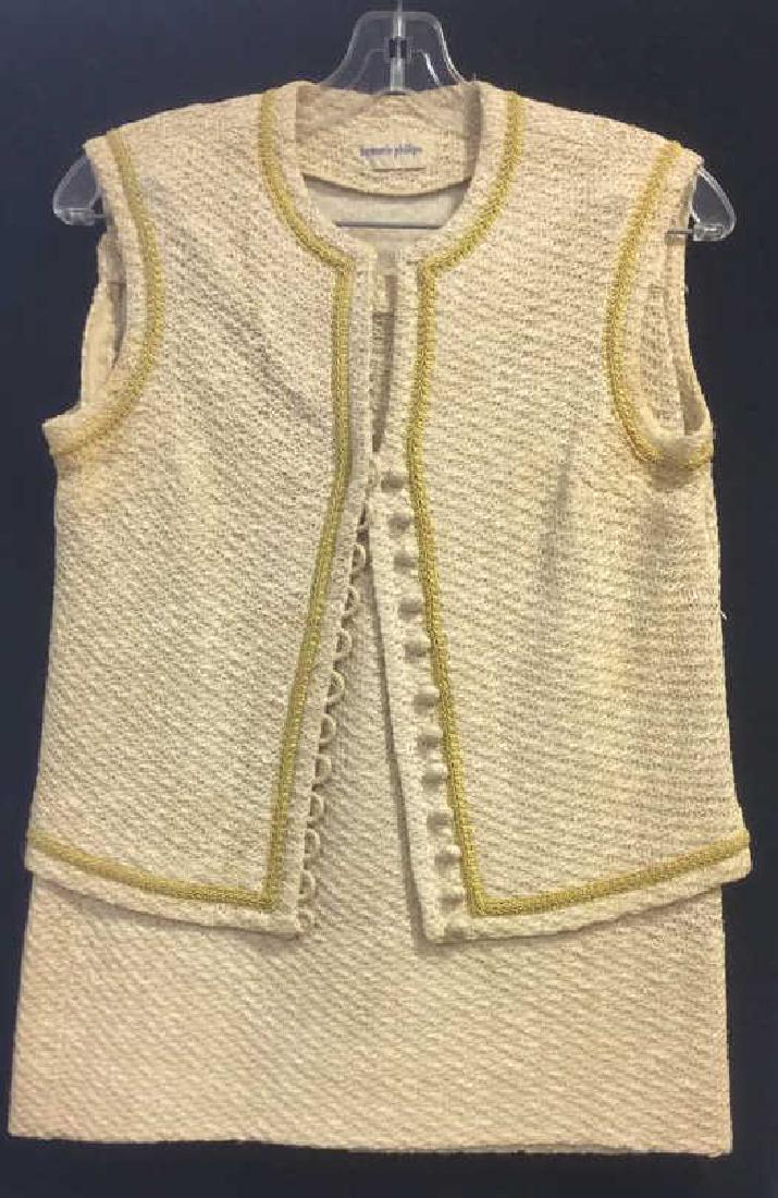 MARIE PHILLIPS Vintage Skirt and Vest: Ladies Vintage Fashion, Skirt and top, fits ladies size medium.