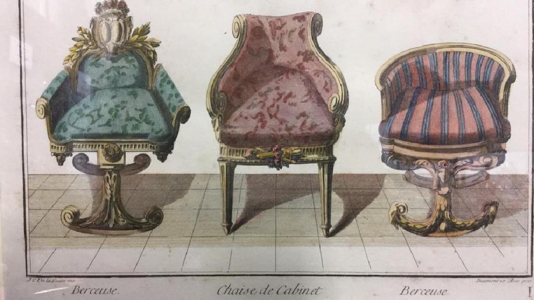 DE LAFOSSE Framed Lithograph France (1 of 10)