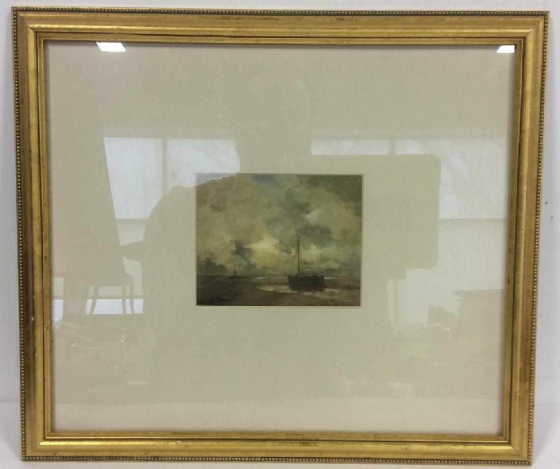 Gold Leafed Framed Nautical Maritime Print (1 of 7)