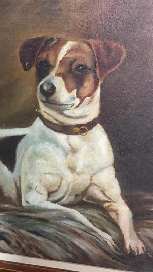 Framed Painting Portrait Of A Jack Russell Terrier (1 of 8)