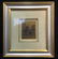 Framed Print On Gold Toned Metallic Paper