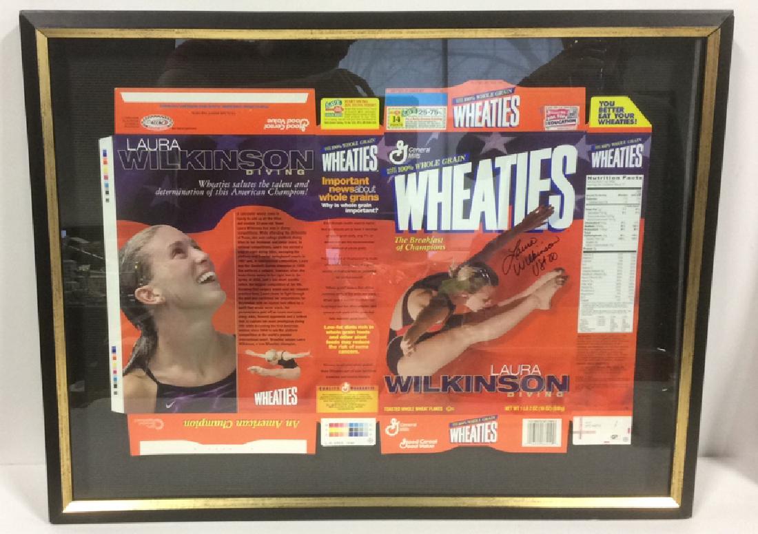 LAURA WILKINSON Autographed Wheaties Box Framed (1 of 6)