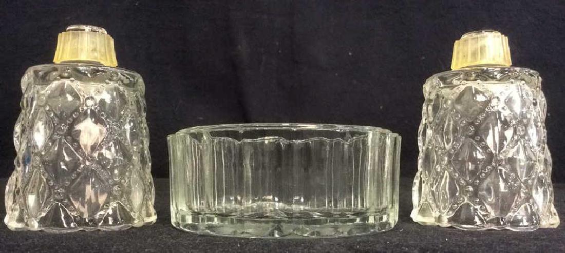 Lot 3 Assorted Glass Tabletop Accessories (1 of 6)