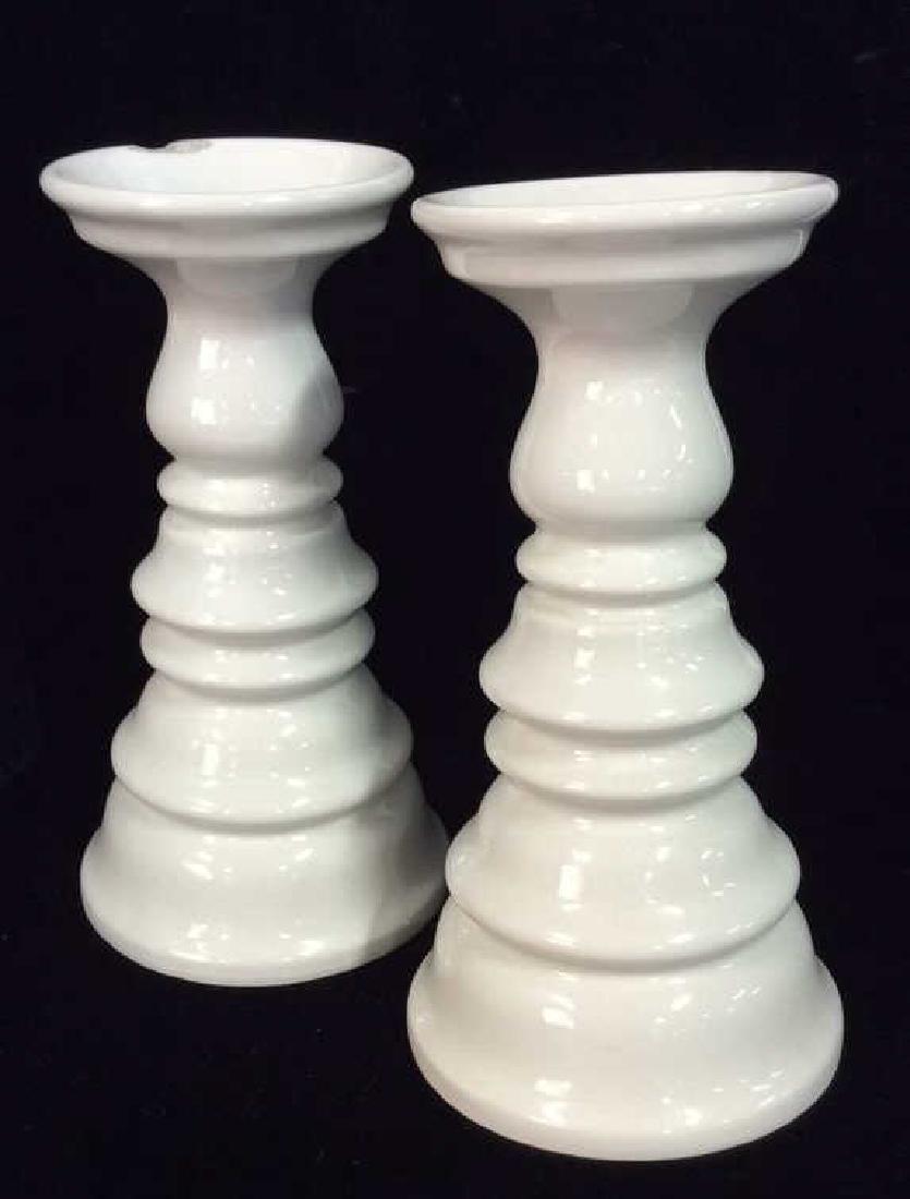 Pair MIDERAMIGA Porcelain Candlesticks (1 of 8)