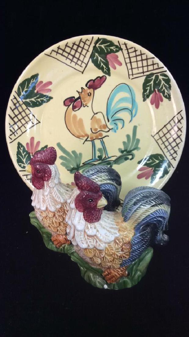 Lot 3 Assorted Porcelain Tabletop Accessories (1 of 8)