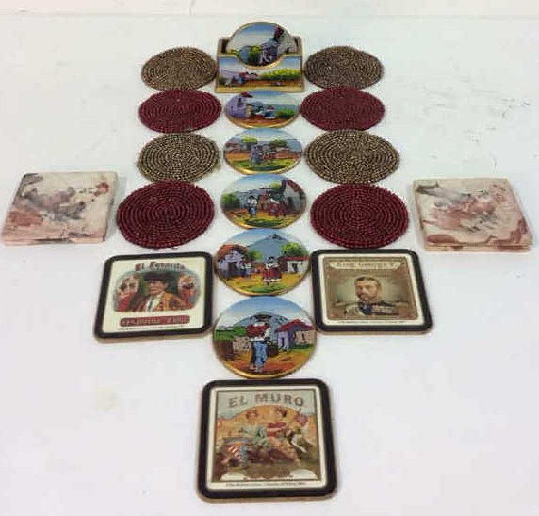 Lot 21 Assorted Beverage Coasters (1 of 6)