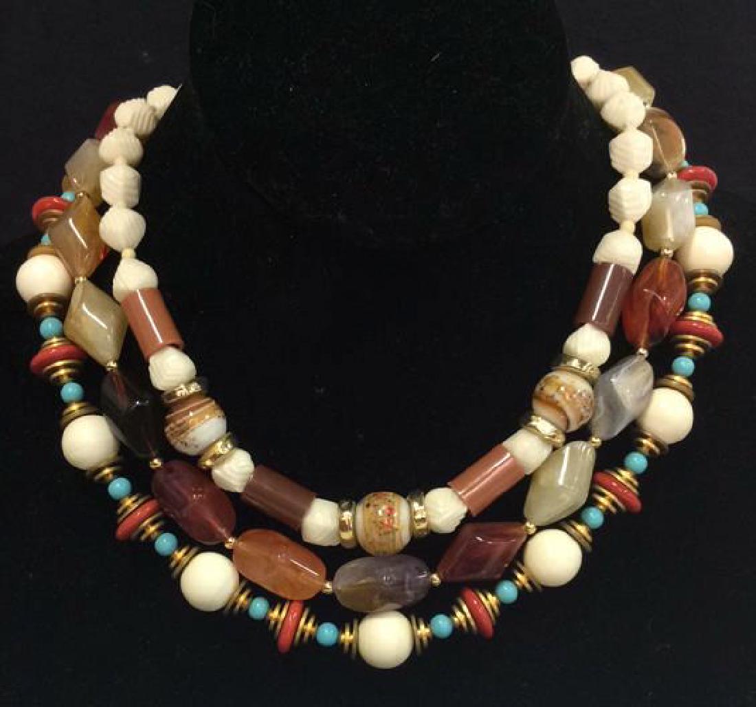 Lot 3 Estate Costume Beaded Necklaces (1 of 7)