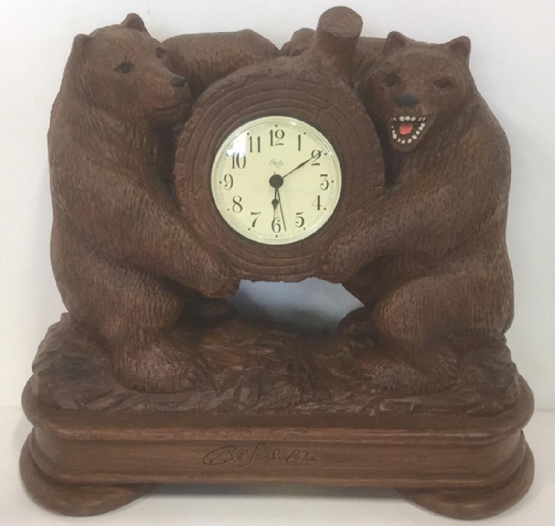 Sligh Bear Clock By Bob Timberlake