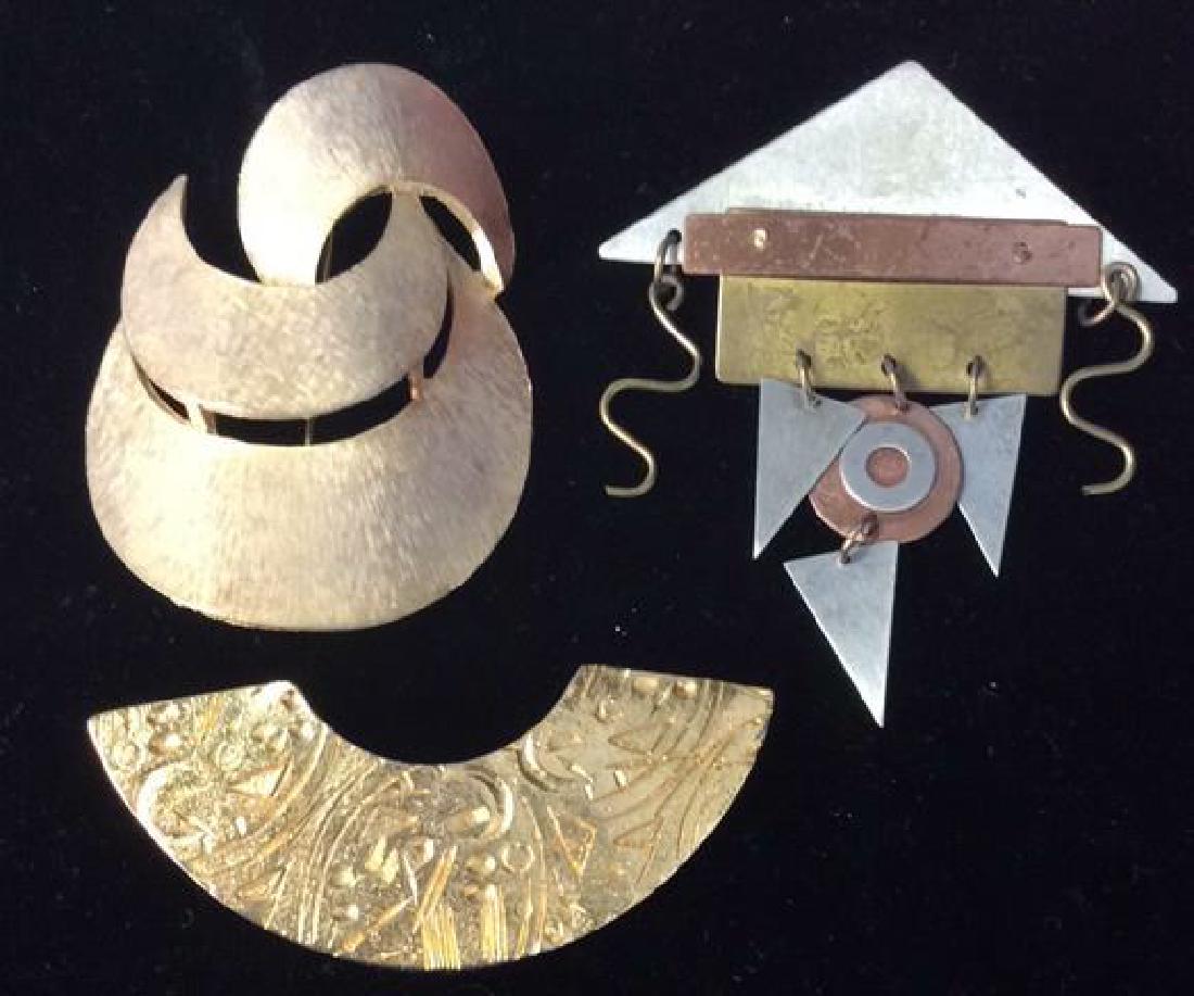 Lot 3 Metal Women’s Brooch Pins Jewelry (1 of 8)