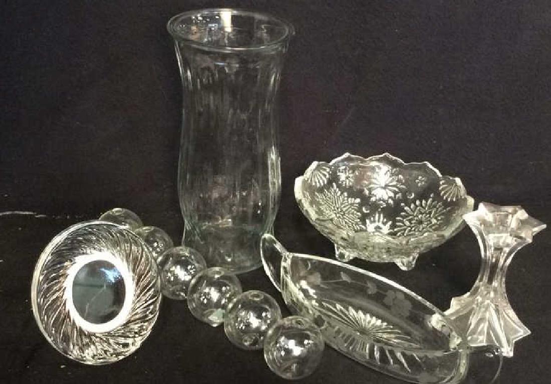 Lot 6 Assorted Glass Tabletop Accessories (1 of 12)