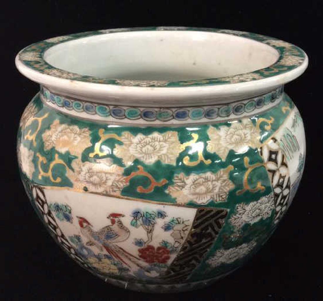 Orientalist Style Porcelain Planter Vase (1 of 9)