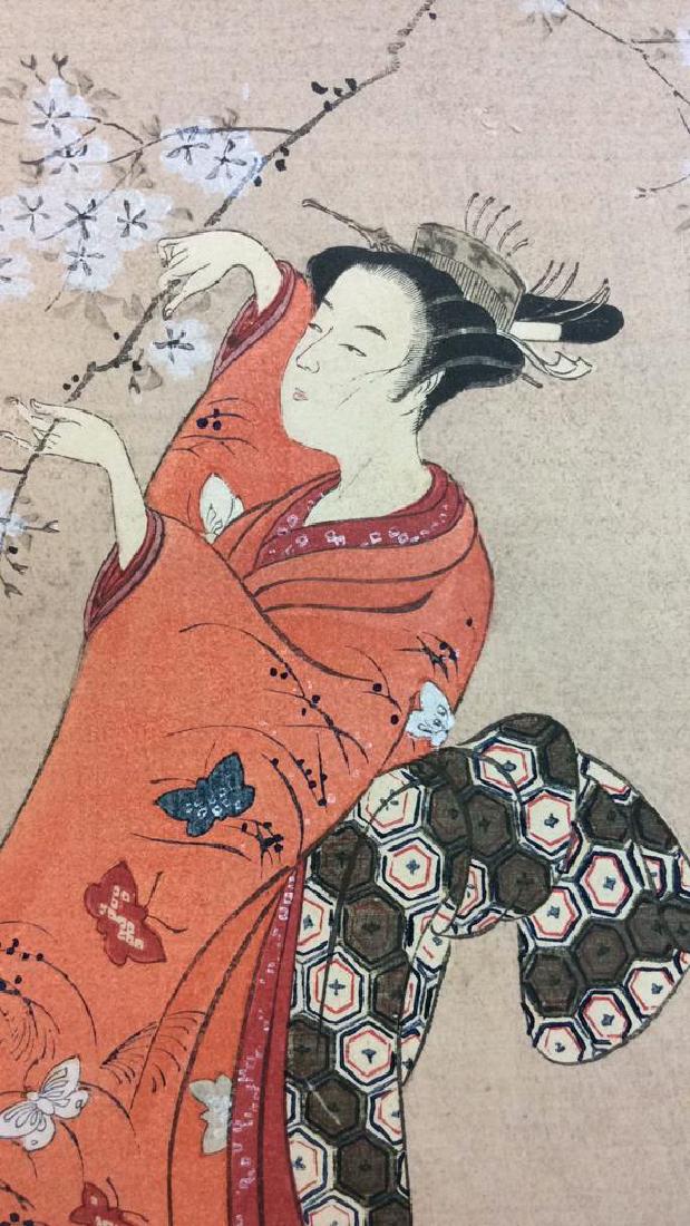 Vintage Japanese Woodblock Print Artwork (1 of 8)