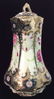 Porcelain Pitcher W Lid Floral Motif W Gold - 5