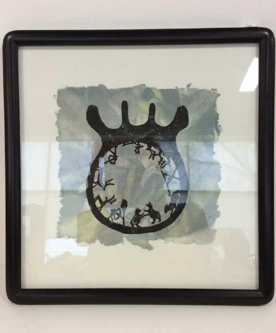 Framed Ink Drawing on Handmade Paper (1 of 10)