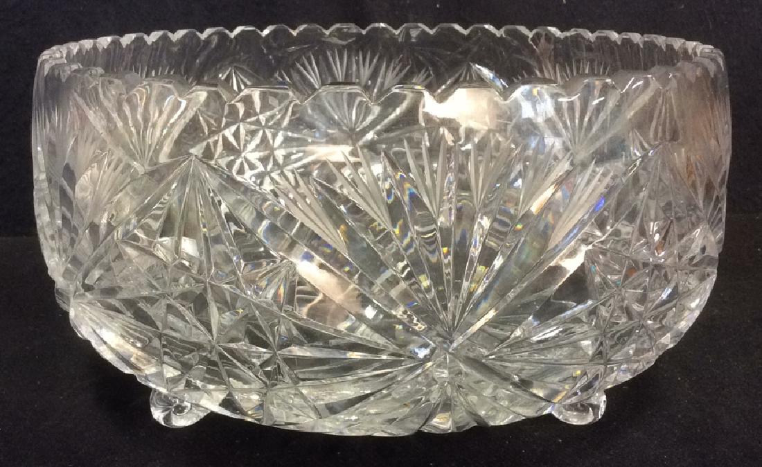 Cut Crystal Footed Centerpiece Bowl (1 of 11)