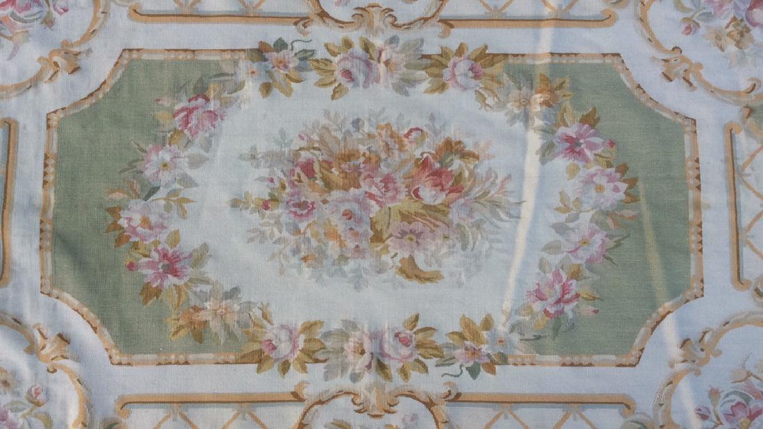 Floral Detailed Hand Made Wool Rug (1 of 10)