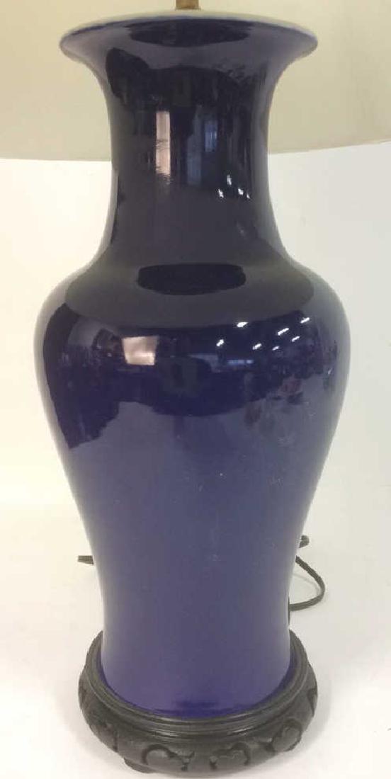 Cobalt Blue Ginger Jar Porcelain Lamp (1 of 10)