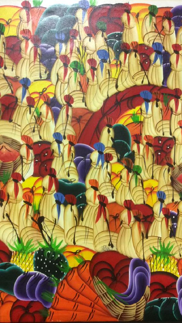 HERNSO Haitian Painting On Canvas (1 of 11)