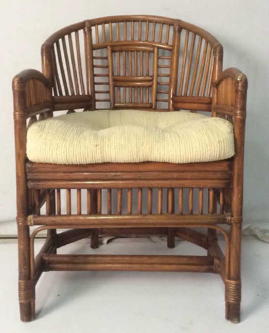 Vintage Bamboo Wood C Horseshoe Chair (1 of 10)