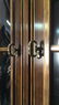 HERITAGE Bubble Glass Wooden China Cabinet - 8