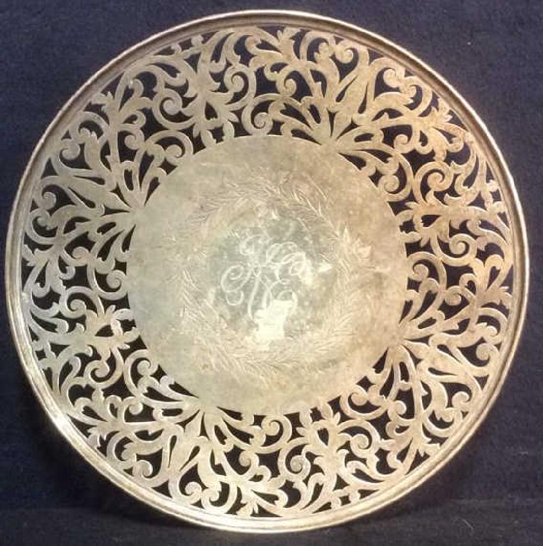 Sterling Pierced Ornately Detailed Platter (1 of 11)