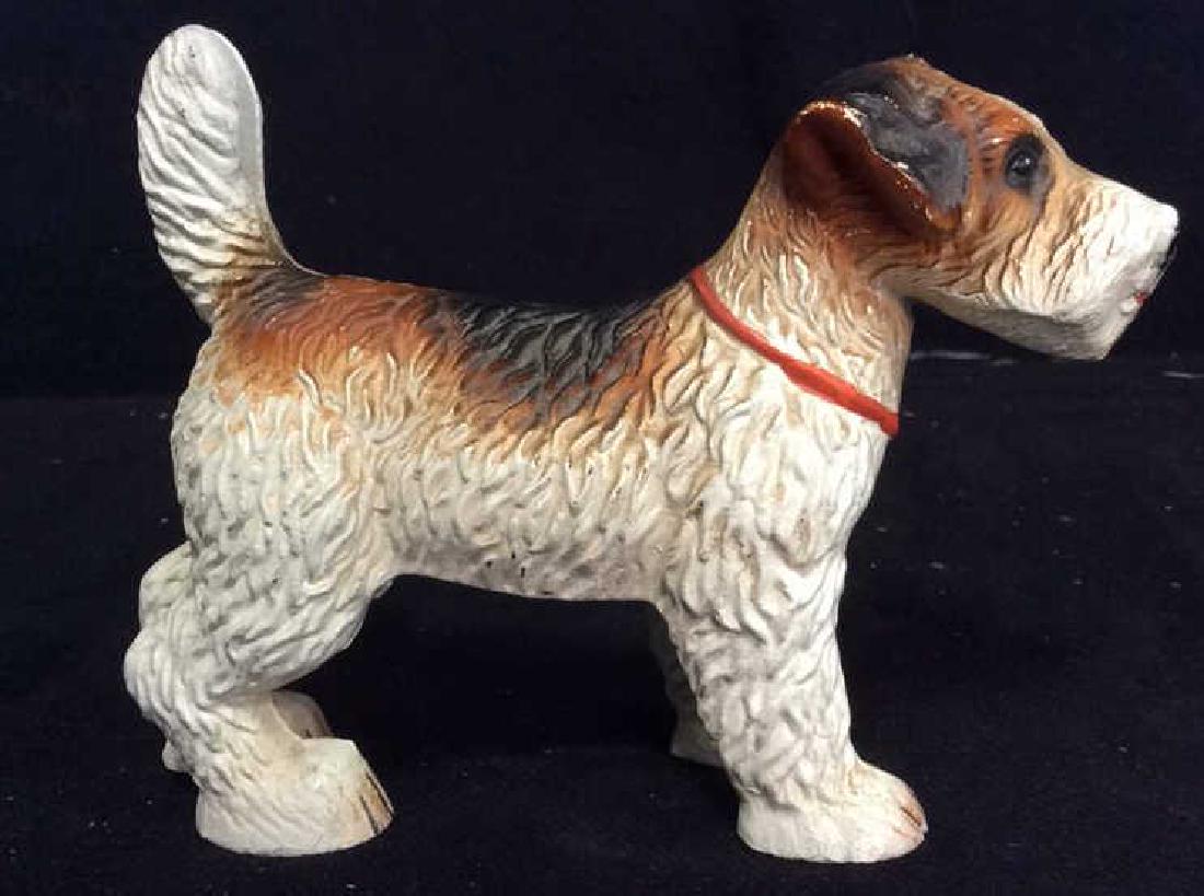 VIntage Cast Iron Dog Door Stopper (1 of 10)