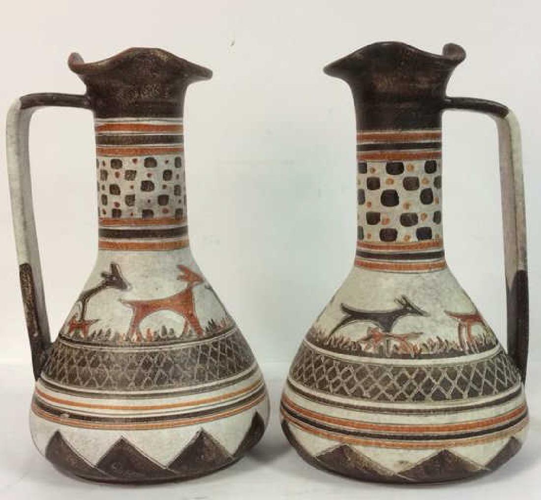 Lot 2 Italian Mid Century Modern Ceramic Pitchers (1 of 10)