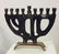 Gold Toned Metal Menorah Judaica - 4
