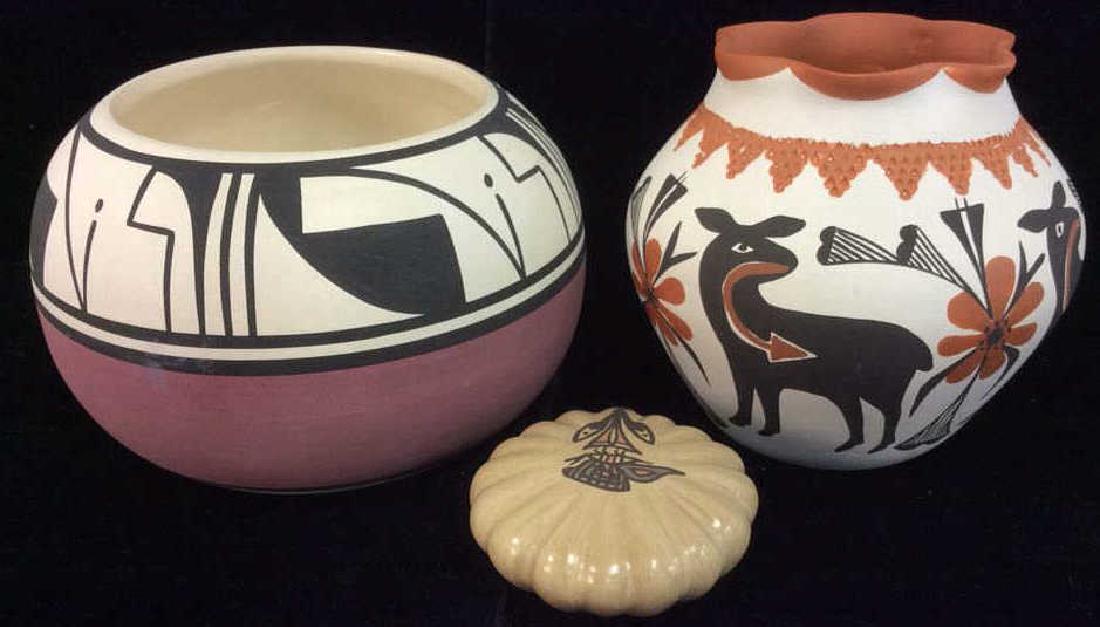 Lot 3 Native American Ceramic Pottery (1 of 10)