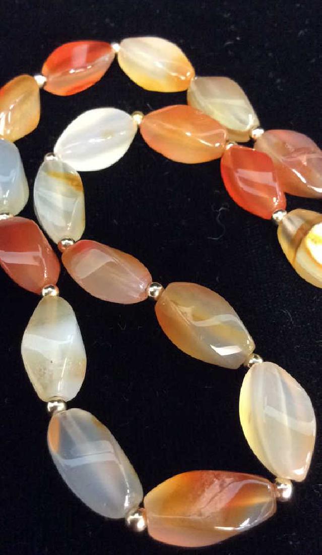 Natural Stone Beaded Necklace Jewelry (1 of 8)