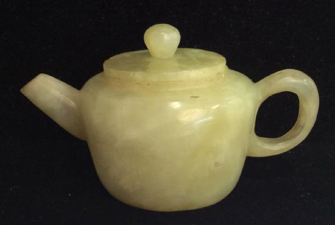Vintage Natural Stone Carved Teapot (1 of 8)