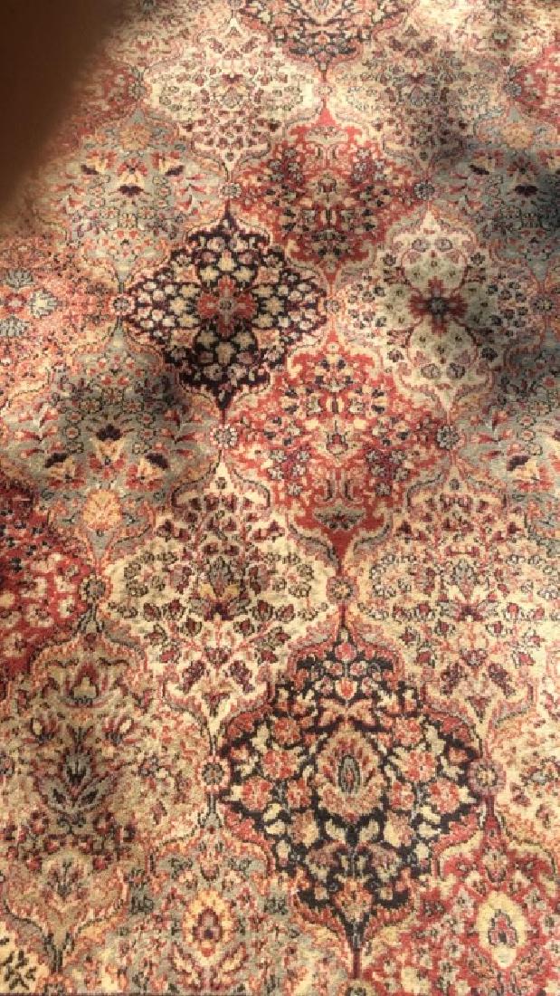 Multi Toned Floral Detailed Wool Rug (1 of 10)