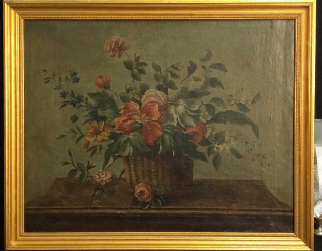 ITALIAN SCHOOL, C 1800 Still Life Oil On Canvas (1 of 15)