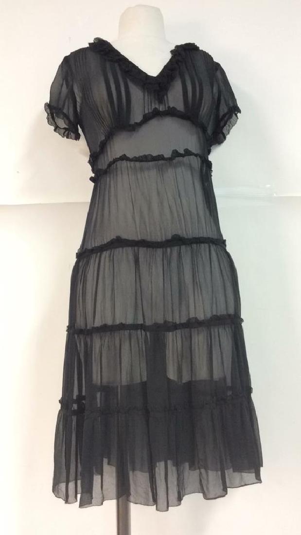 DUÉ PER DUÉ Sheer Fabric Dress Clothing (1 of 9)