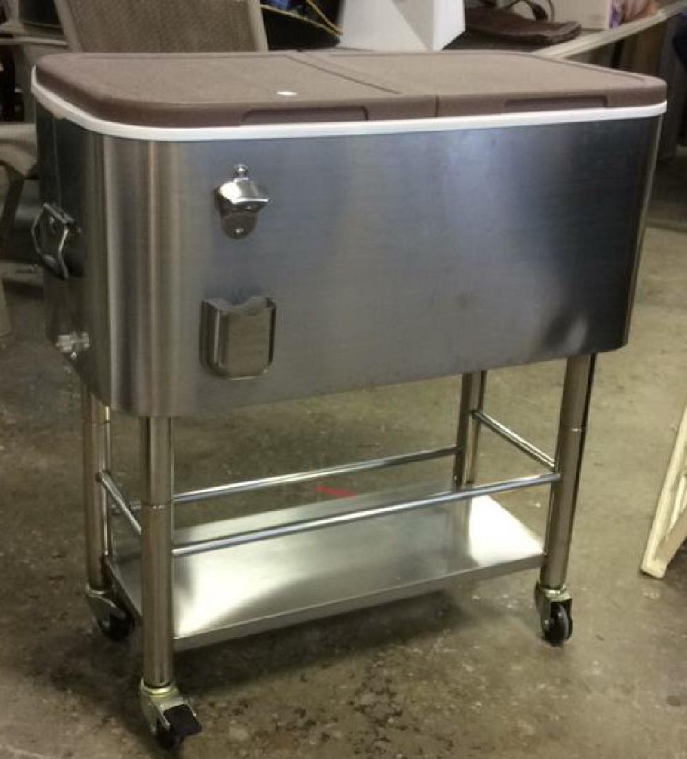 Industrial Size Style Cooler On Cart (1 of 9)